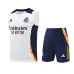 Real Madrid Shorts and Vest Set 2024/25 - White