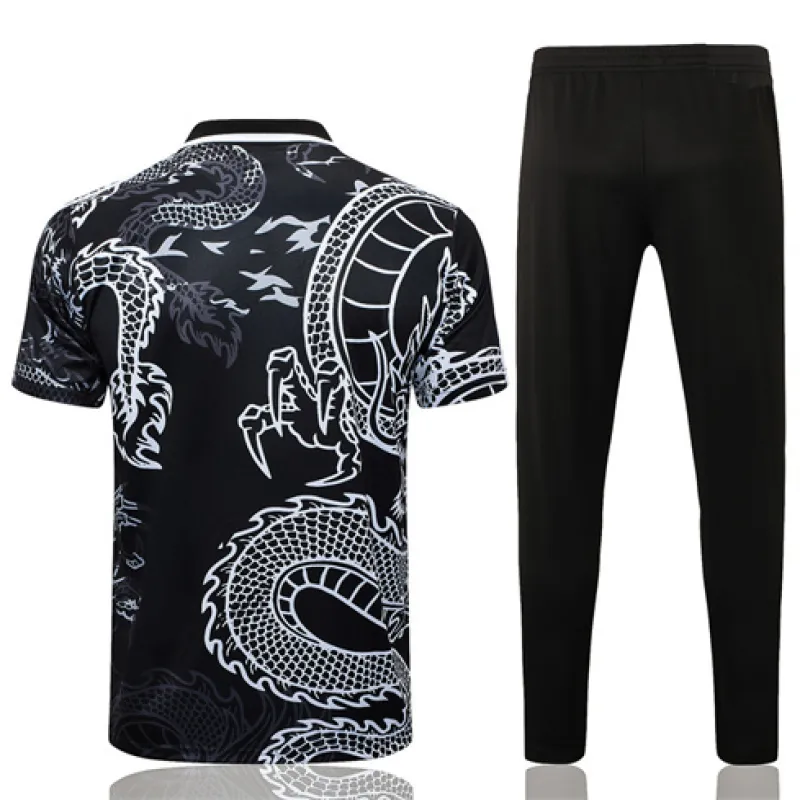 Real Madrid Training Polo Shirt + Trousers 2024/25 - Black