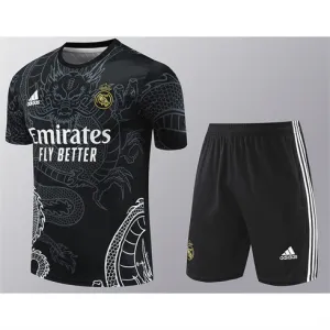 Maillot de formation+shorts du Real Madrid 2024/25 - Noir