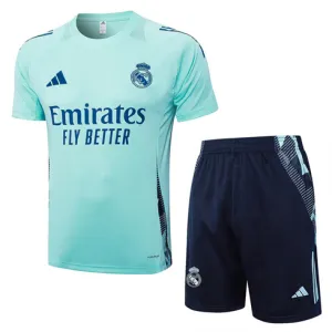 Maillot de formation + shorts du Real Madrid 2024/25 - Bleu