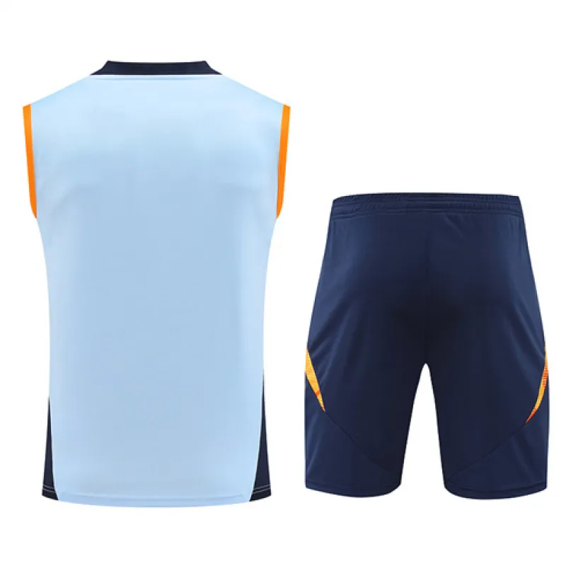 Real Madrid Shorts and Vest Set 2024/25 - Blue