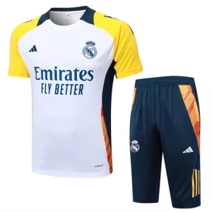 Maillot de formation + shorts du Real Madrid 2024/25 - Blanc