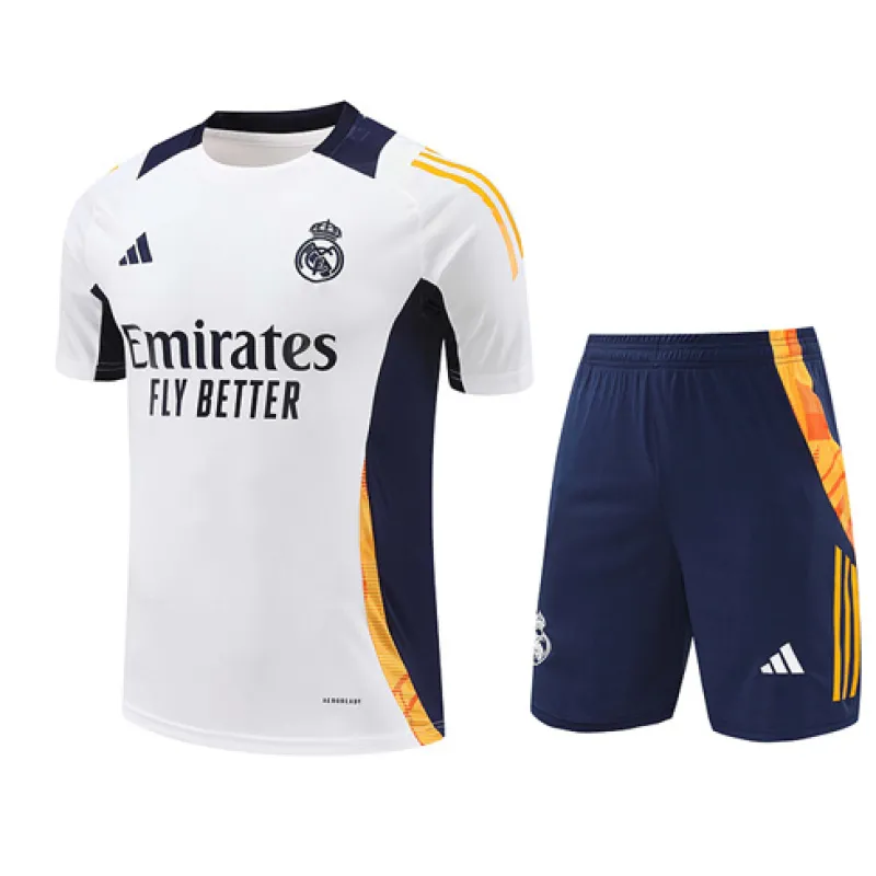 Maglia di allenamento + shorts del Real Madrid 2024/25 - Bianca