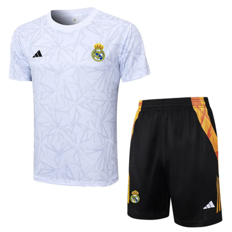 Maglia di allenamento + shorts del Real Madrid 2024/25 - Bianca