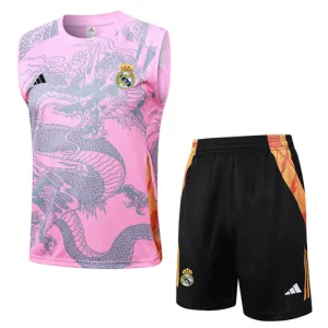 Ensemble de shorts et de gilet du Real Madrid 2024/25 - Rose