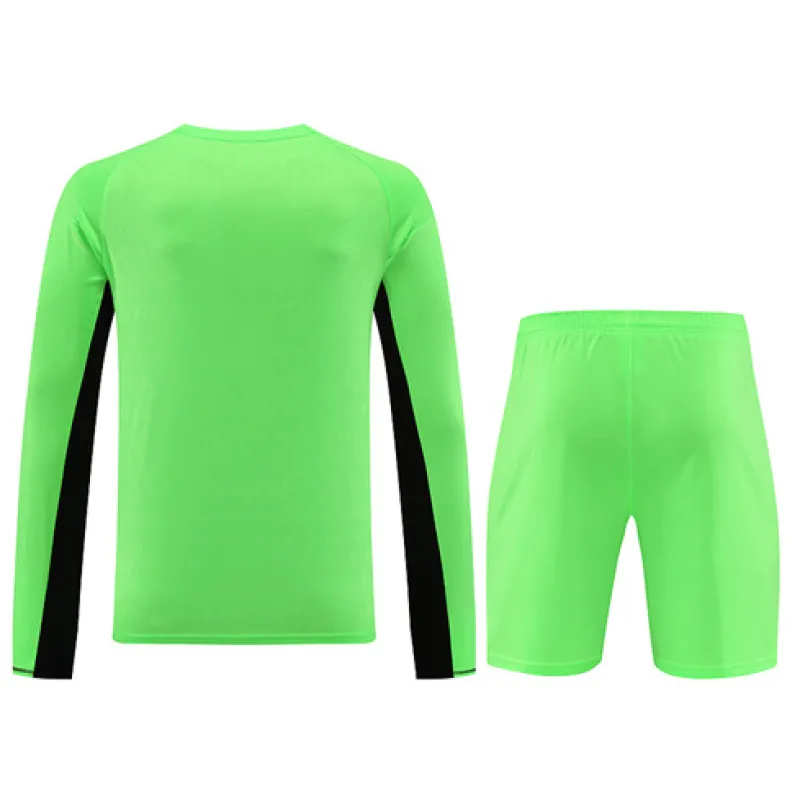 Real Madrid Goalkeeper's Long-sleeved Training Jersey + Shorts 2024/25 - Blue