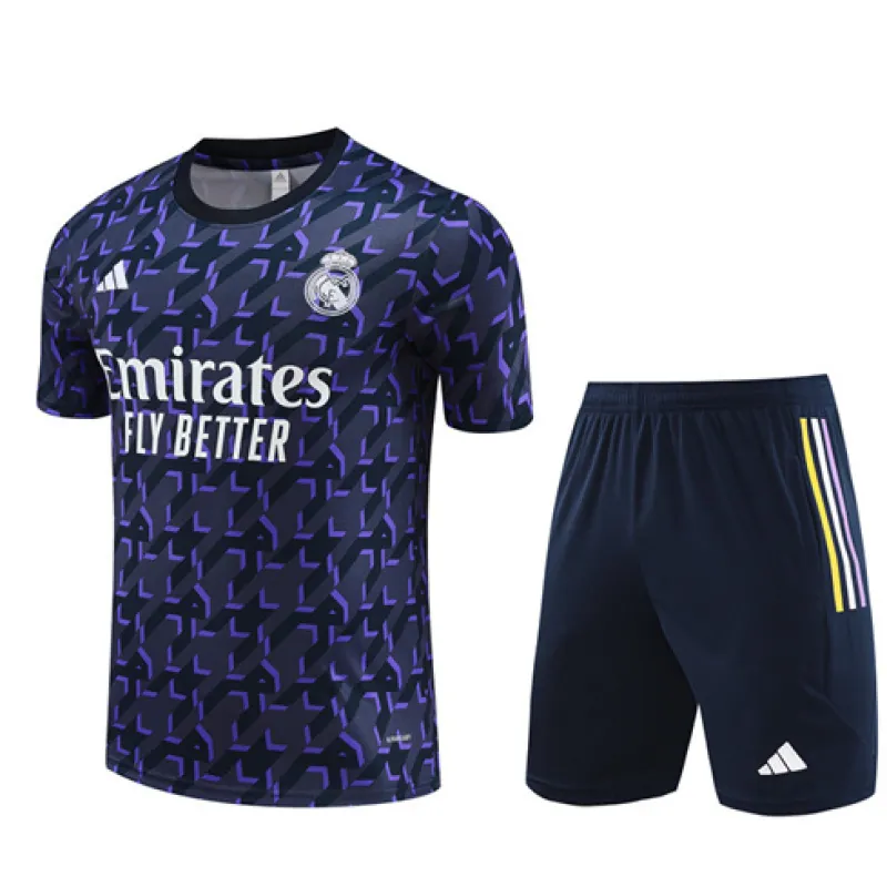 Real Madrid Trainingsjersey + Shorts 2024/25 - Blau