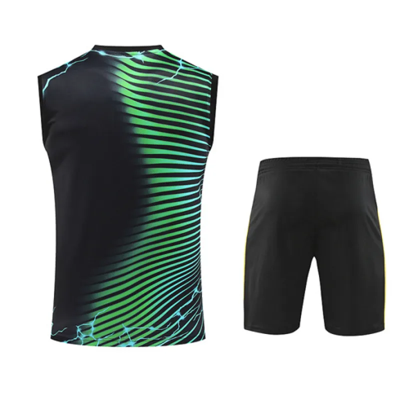 Real Madrid Shorts and Vest Set 2024/25 - Black