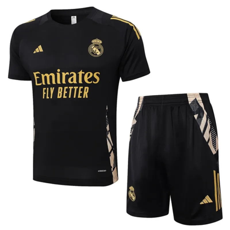 Real Madrid Trainingsjersey+Shorts 2024/25 - Schwarz