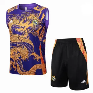 Ensemble de shorts et de gilet du Real Madrid 2024/25 - Violet