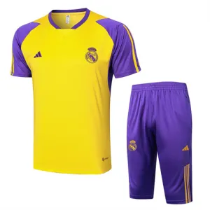 Maillot de formation + shorts du Real Madrid 2024/25 - Jaune