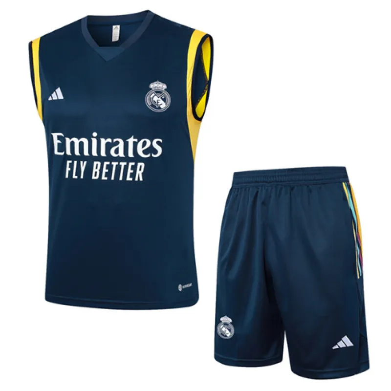 Real Madrid Shorts and Vest Set 2024/25 - Blue