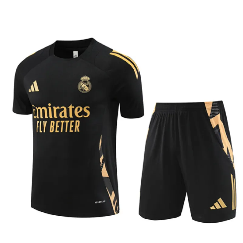 Real Madrid Trainingsjersey+Shorts 2024/25 - Schwarz