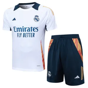 Maillot de formation + shorts du Real Madrid 2024/25 - Blanc