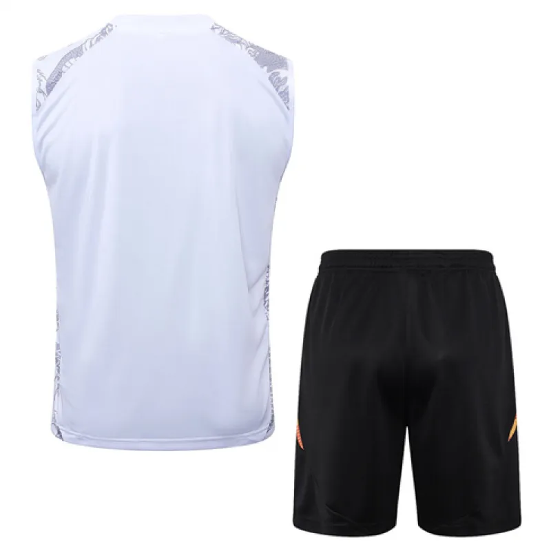 Real Madrid Shorts and Vest Set 2024/25 - White
