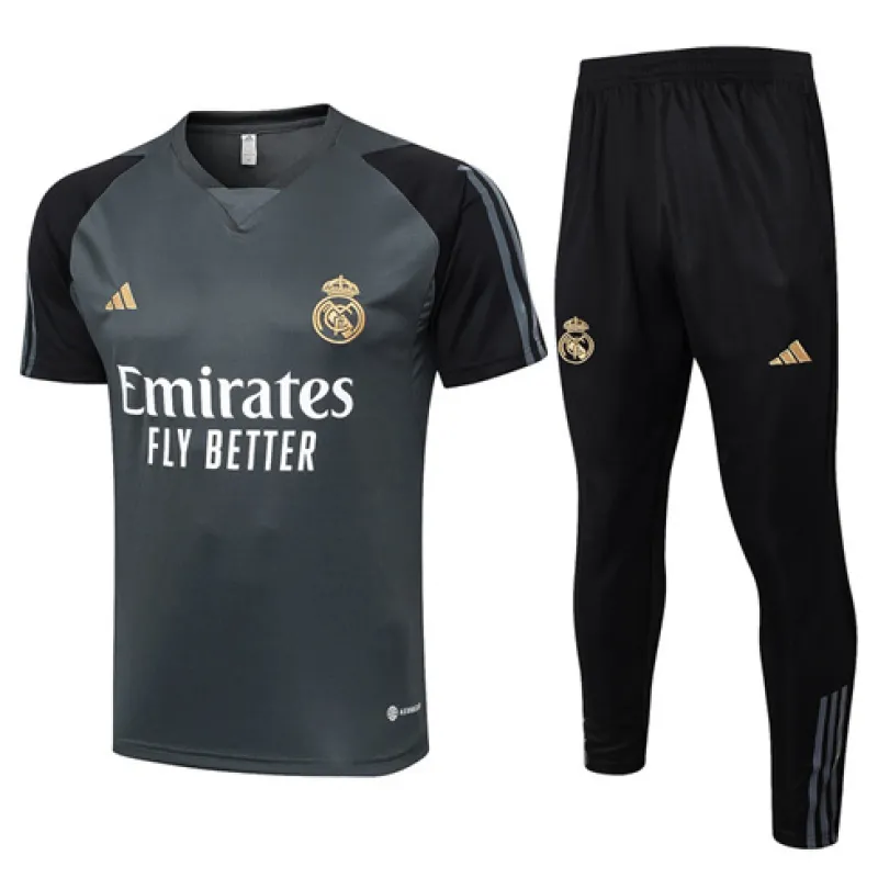 Maglia di allenamento + pantaloni lunghi del Real Madrid 2024/25 - Grigio