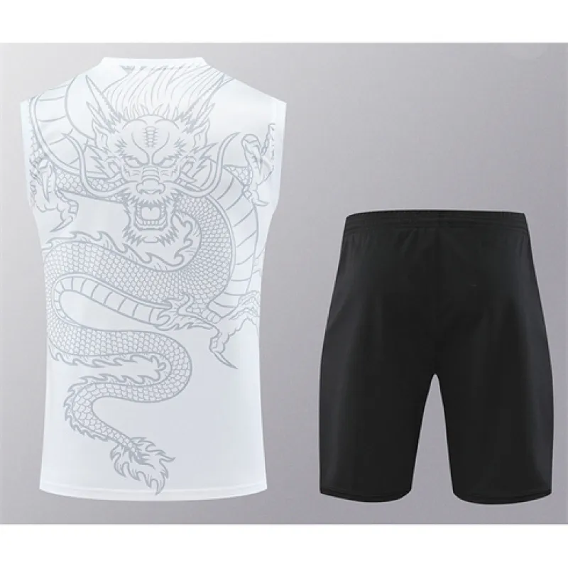 Real Madrid Shorts and Vest Set 2024/25 - White