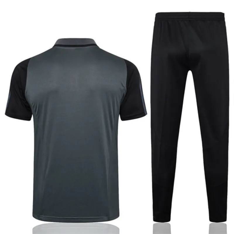 Real Madrid Training Polo Shirt + Trousers 2024/25 - Grey
