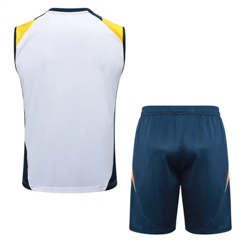 Real Madrid Shorts and Vest Set 2024/25 - White