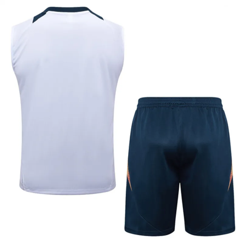 Real Madrid Shorts and Vest Set 2024/25 - White