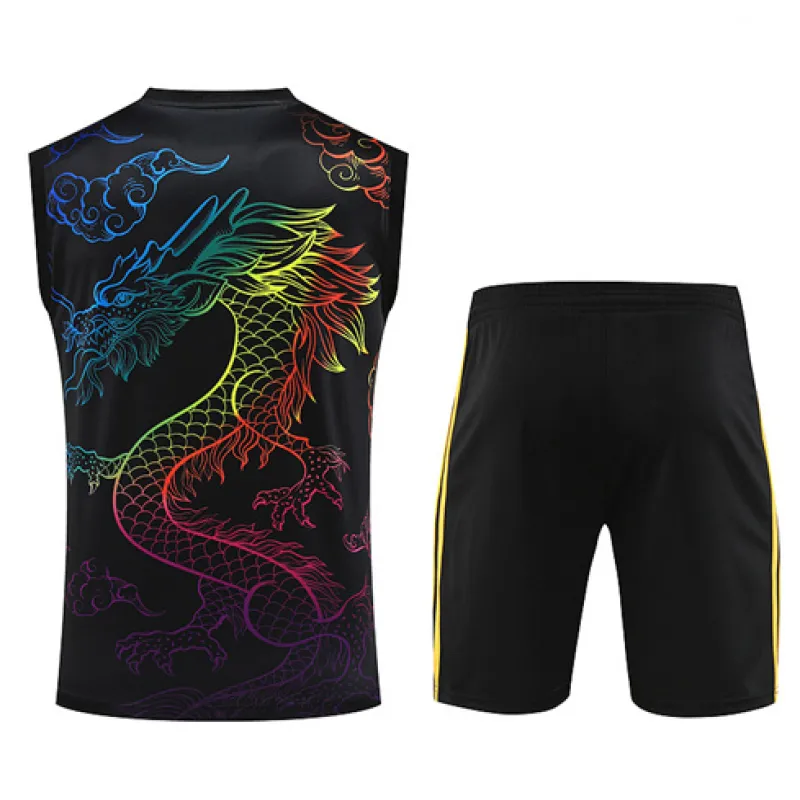 Real Madrid Shorts and Vest Set 2024/25 - Black