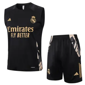 Ensemble shorts et gilet du Real Madrid 2024/25 - Noir