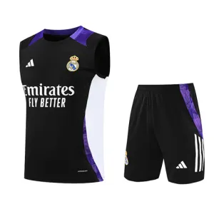 Ensemble shorts et gilet du Real Madrid 2024/25 - Noir