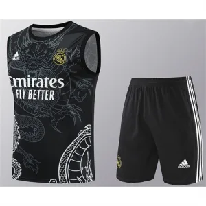 Ensemble shorts et gilet du Real Madrid 2024/25 - Noir