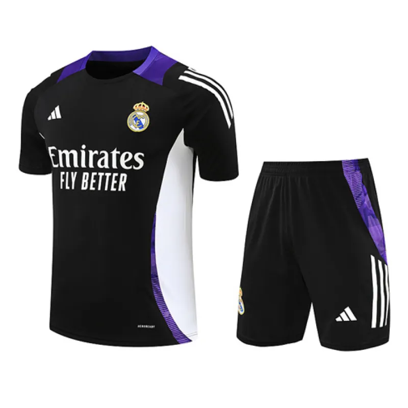 Real Madrid Trainingsjersey+Shorts 2024/25 - Schwarz