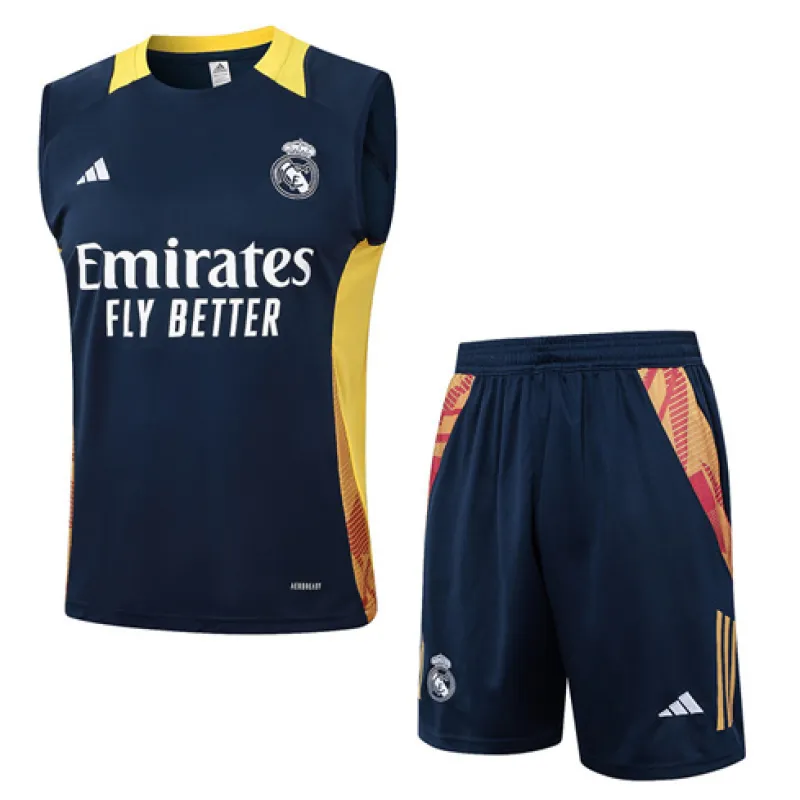 Real Madrid Shorts and Vest Set 2024/25 - Blue