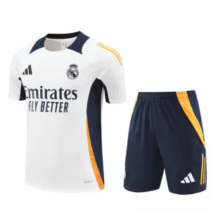 Maillot de formation + shorts du Real Madrid 2024/25 - Blanc