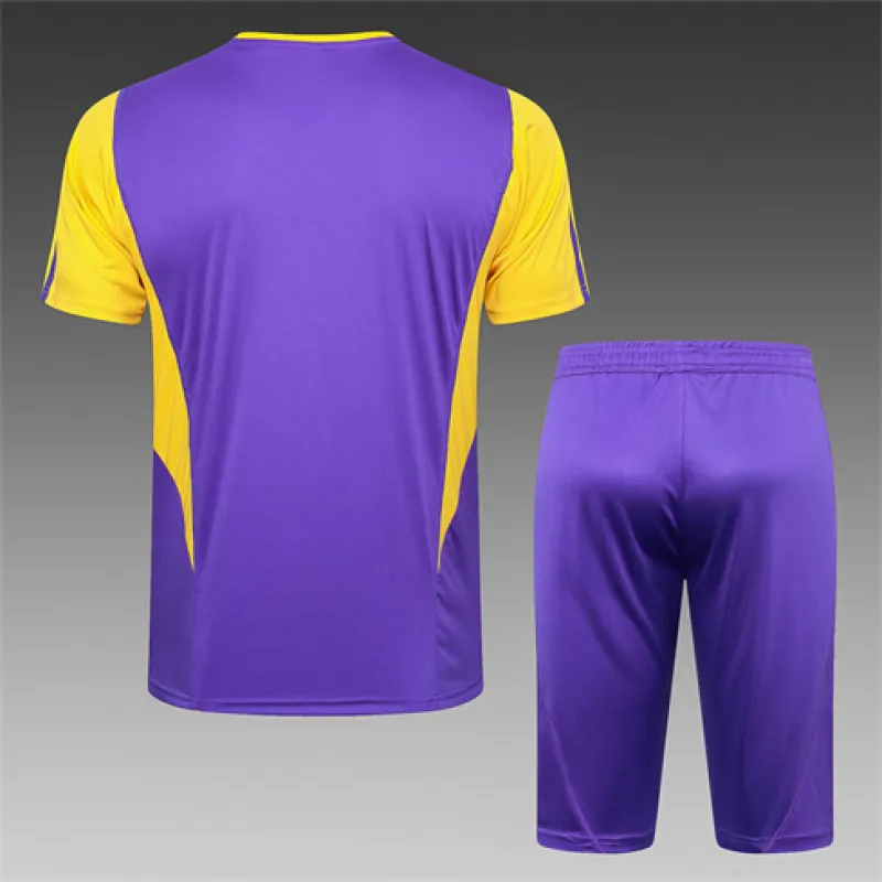 Camiseta de entrenamiento + pantalones cortos del Real Madrid 2024/25 - Púrpura