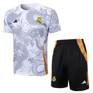 Maillot de formation + shorts du Real Madrid 2024/25 - Blanc