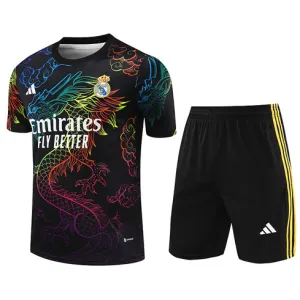 Maillot de formation+shorts du Real Madrid 2024/25 - Noir