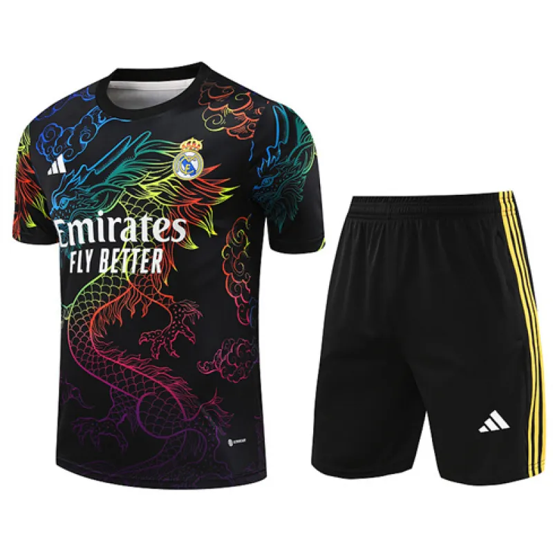 Real Madrid Trainingsjersey+Shorts 2024/25 - Schwarz