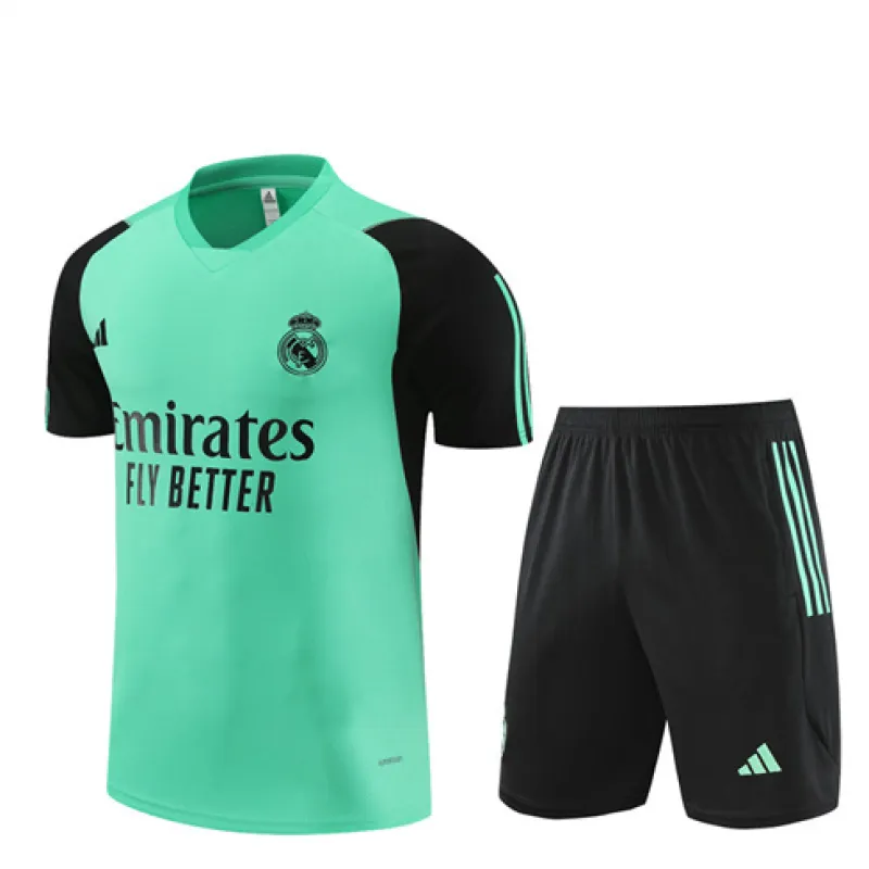 Real Madrid Training Jersey + Shorts 2024/25 - Green