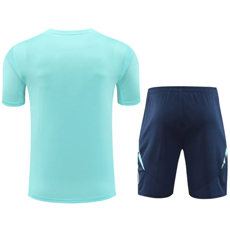Maillot de formation + shorts du Real Madrid 2024/25 - Bleu