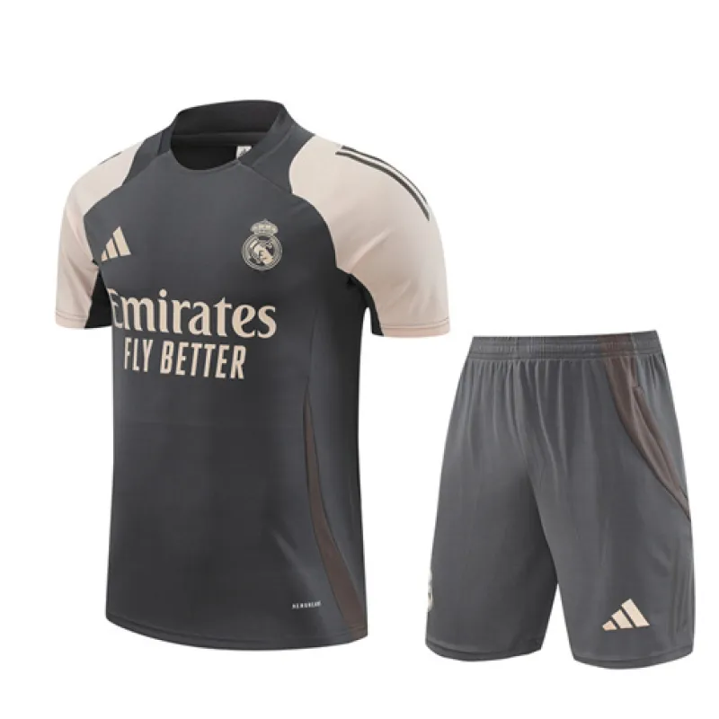 Maglia di allenamento + shorts del Real Madrid 2024/25 - Grigio