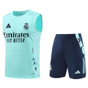 Ensemble de shorts et de gilet du Real Madrid 2024/25 - Bleu