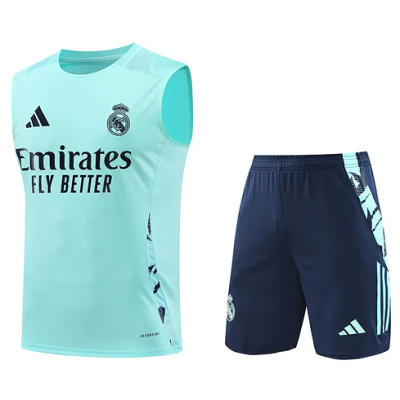 Real Madrid Shorts and Vest Set 2024/25 - Blue