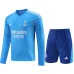 Real Madrid Goalkeeper Long-sleeved Training Jersey + Shorts 2024/25 - Blue