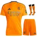 Set di maglia per bambini fuori casa di Real Madrid 2024/25 - Arancione