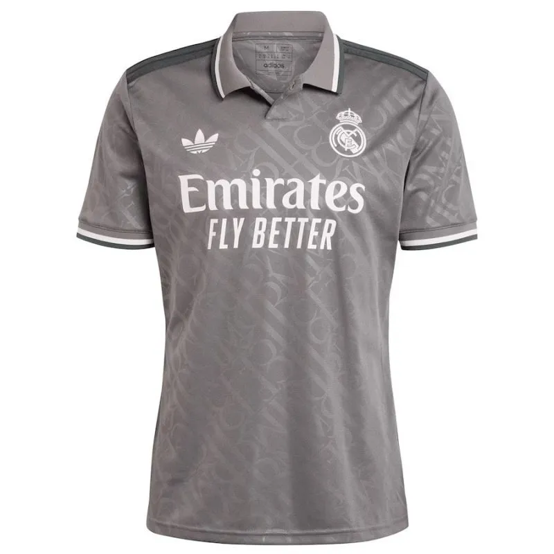 Real Madrid 2024/25 Third Kids' Jersey Set - Grey