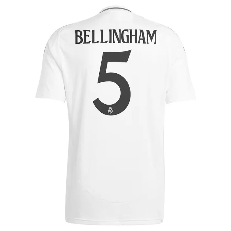 Bellingham - Ensemble de maillot pour enfants de domicile de Real Madrid 2024/25 - Blanc
