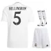 Bellingham - Ensemble de maillot pour enfants de domicile de Real Madrid 2024/25 - Blanc