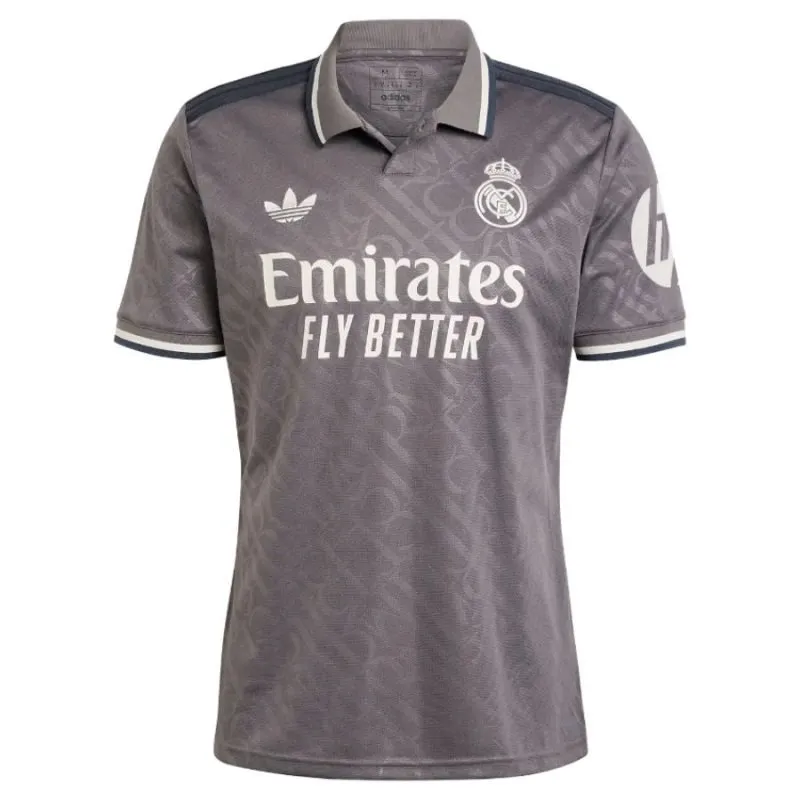 Mbappé Real Madrid 2024/25 Kids' Third Jersey Set - Grey