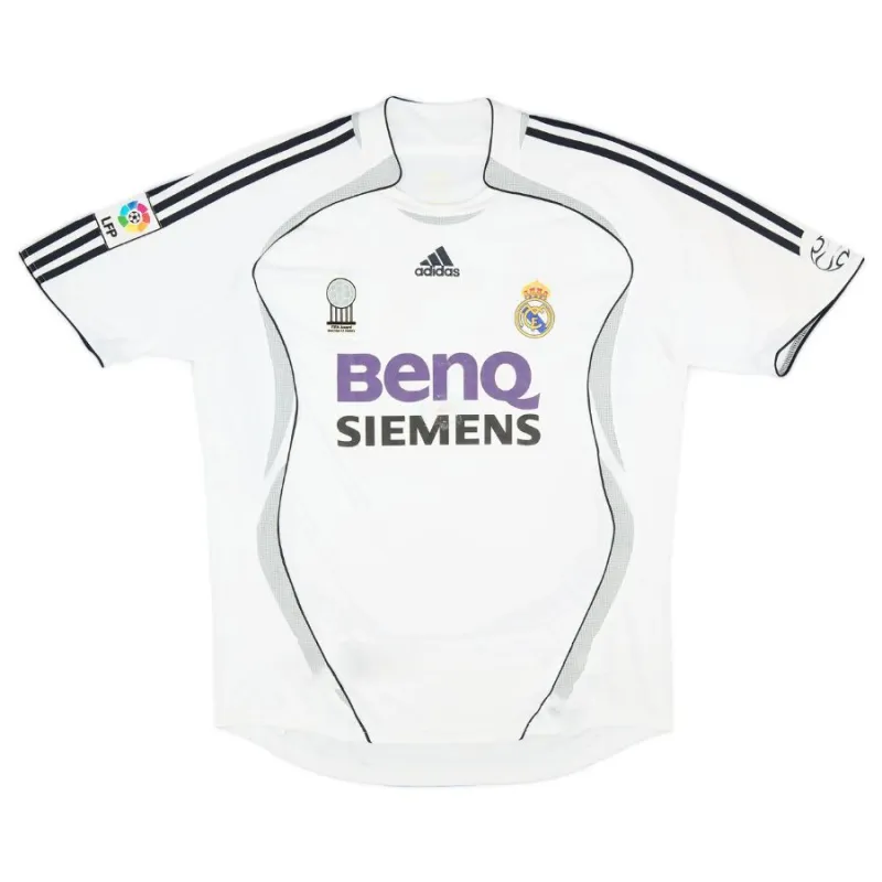 Raúl  Real Madrid Retro Trikot 2006/07 Heimspiel - Weiß