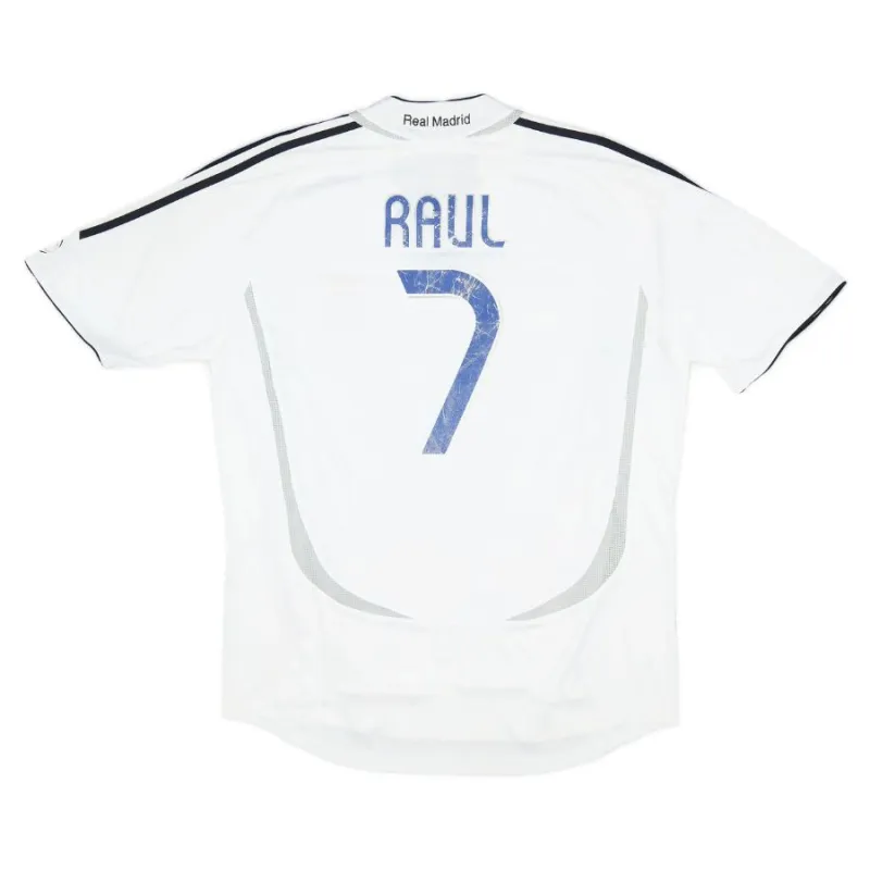 Raúl  Real Madrid Retro Trikot 2006/07 Heimspiel - Weiß