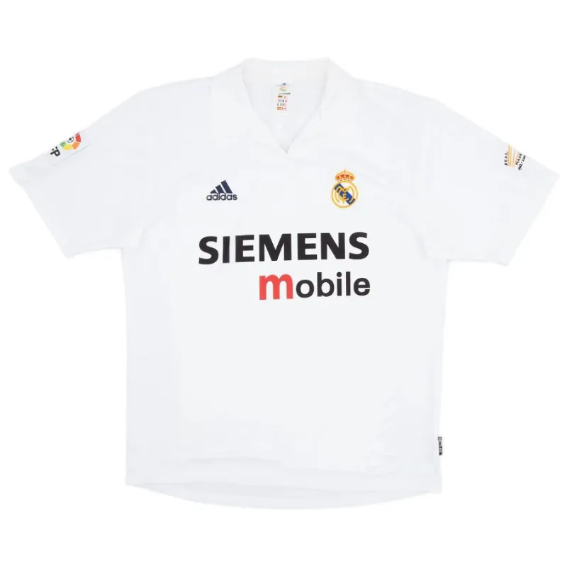 Zidane Real Madrid Retro Jersey 2001/02 Home - White
