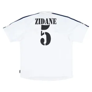 Zidane Real Madrid Retro Jersey 2002/03 Home - White
